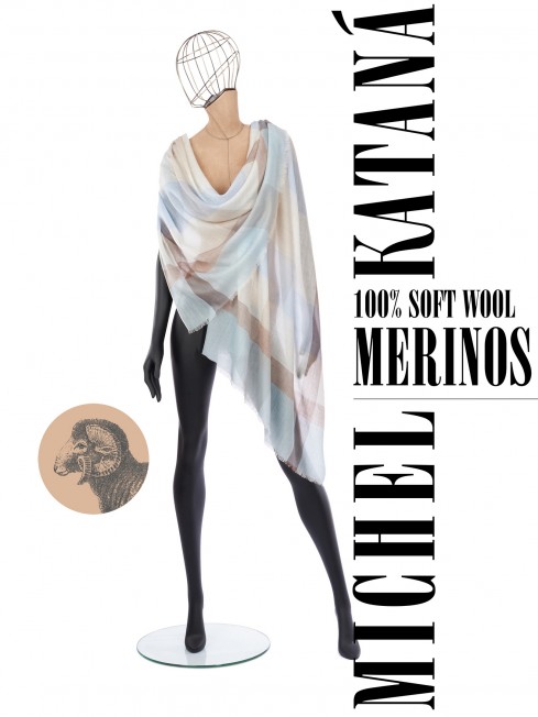 Палантин Унисекс T.W40_24DMW-3.2/CIEL